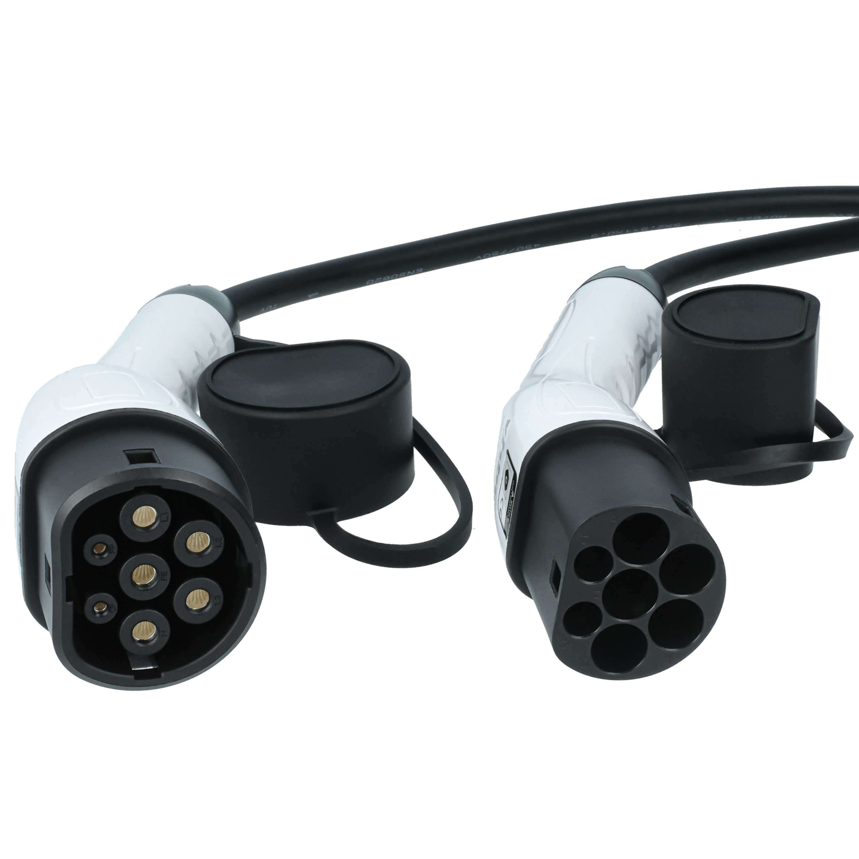 E-Auto Ladekabel Typ 2 zu Typ 2 - 16 A 3-phasig, 11 kW Mode 3, 10 m